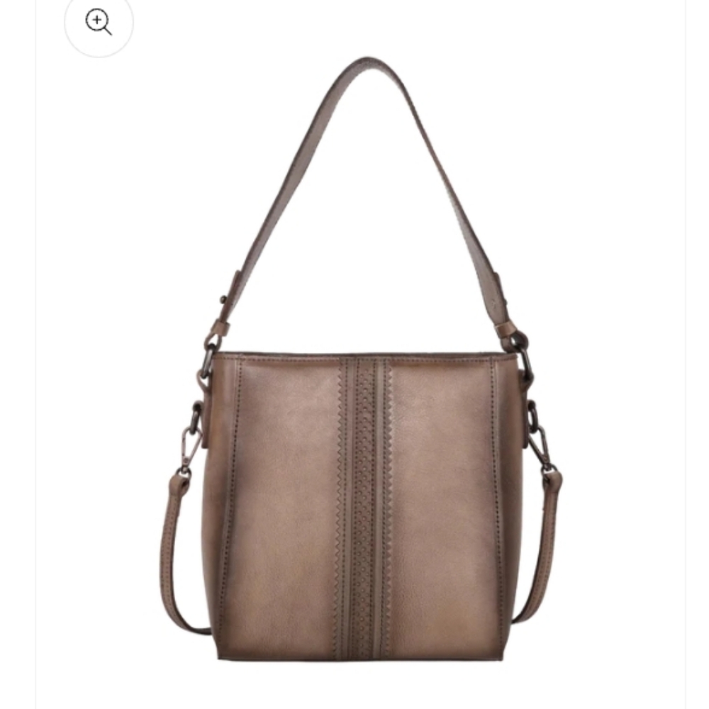 Montana West Hand Paint Hobo Satchel Crossbody Leather